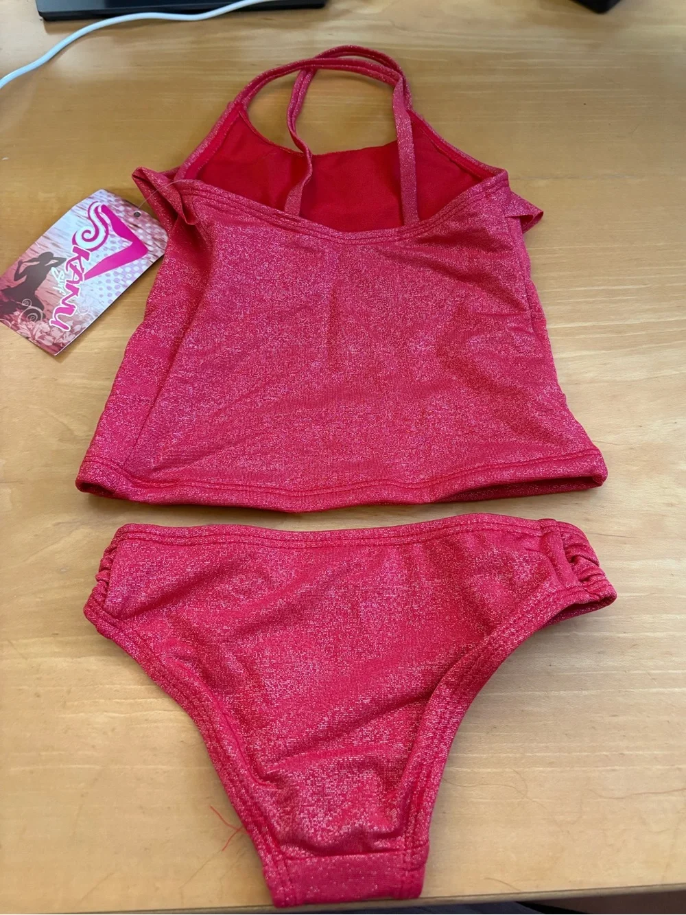 NWT Kanu Surf 2 pc Bikini in Red Size 2T